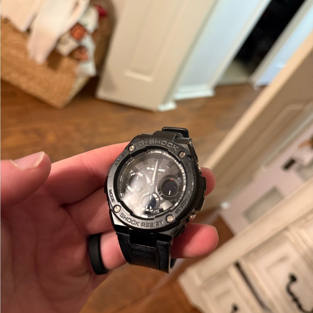 G-Shock Black and Silver Watch